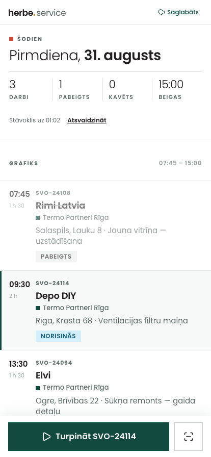 Šodien — ar vienu roku, cimdos, saulē salasāmi